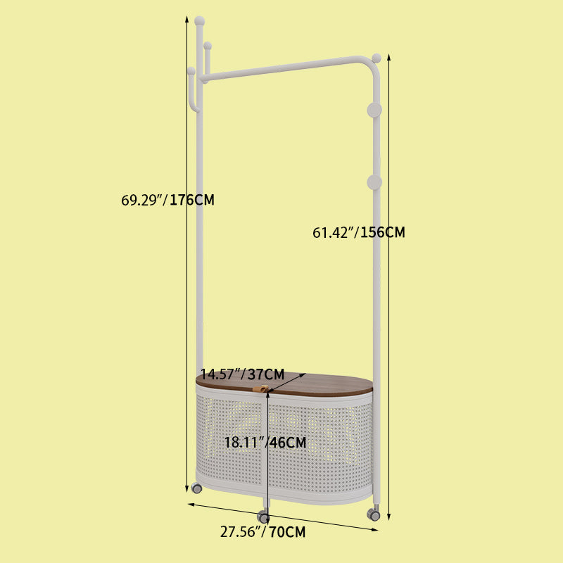 モダンなインテリアに合う多層板ハンガーラック|おしゃれな収納解決策 hsj-2250