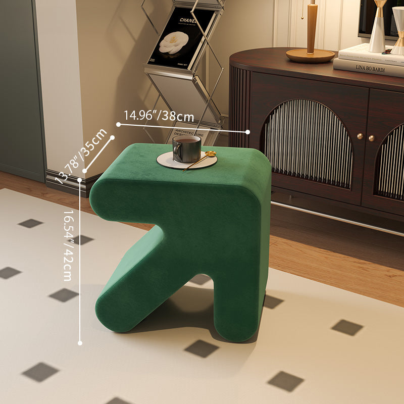 【ポップなデザイン!おしゃれな人工皮革スツール - リビングに彩りをプラス】 fel-1953