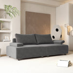 高品質 ソファー 木製フレーム&MDF 多機能合皮フェイクレザーソファ fsmy-399