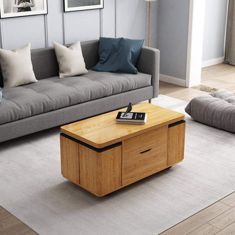 モダンデザイン!多層板?合成皮革の高級センターテーブルセット fcx-2591