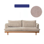 【高級チェリー材使用】ラグジュアリーソファー - パイン?グースダウン?シリコンフィルのコーデュロイデザイン fyx-825