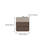 エレガントなデザインの多層板製ナイトテーブル|モダンなベッドサイド収納 hmq-1925