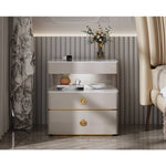 高級感溢れる無垢材とセラミックのナイトテーブル hmq-1923