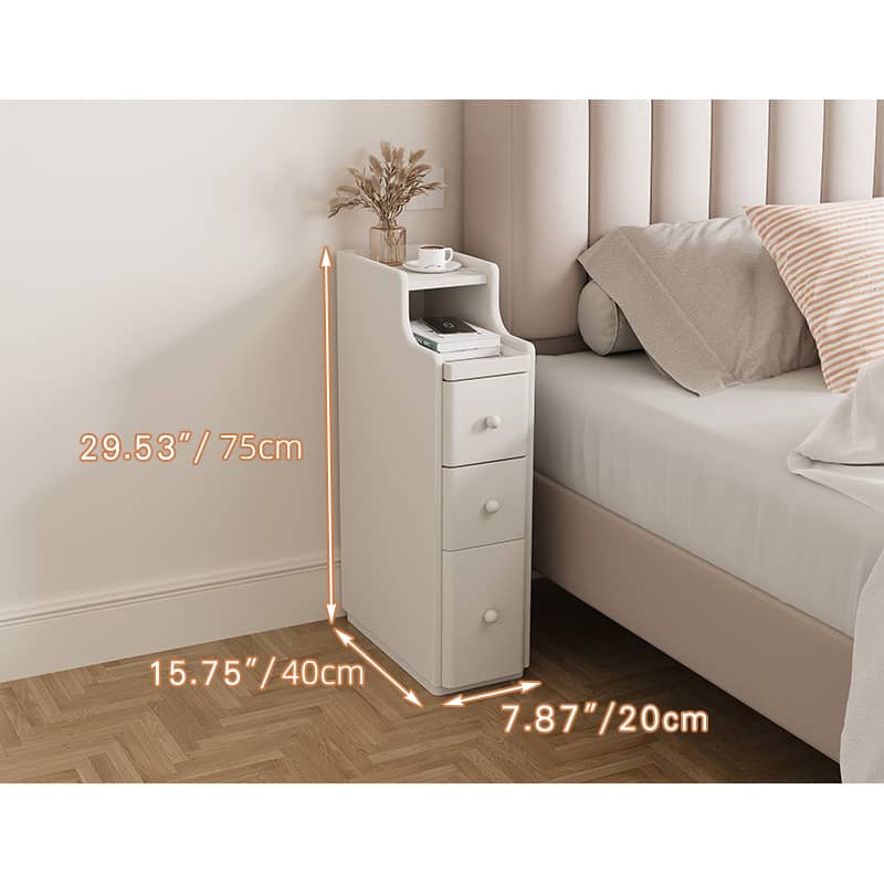 モダンデザインナイトテーブル | コンパクト収納サイドテーブル hmq-1916