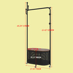 モダンなインテリアに合う多層板ハンガーラック|おしゃれな収納解決策 hsj-2250