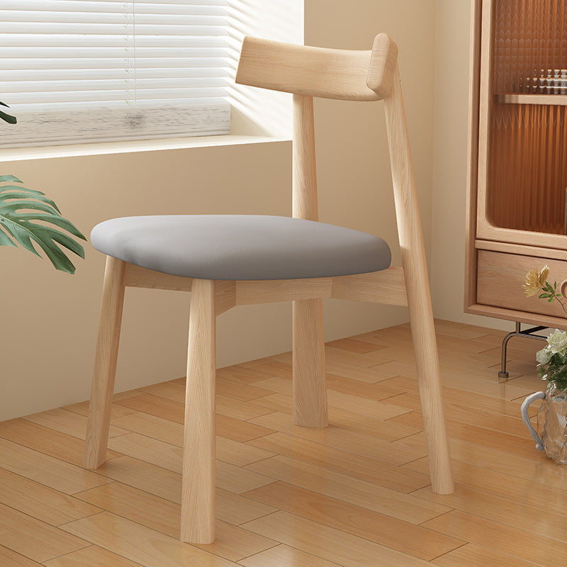 オークとPUレザーの洗練チェアセット|モダンなダイニングスタイルを演出 fjx-2659