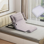 高級アルミニウム合金フレーム&綿麻仕上げベッド - 快適な睡眠をサポート foltm-1554