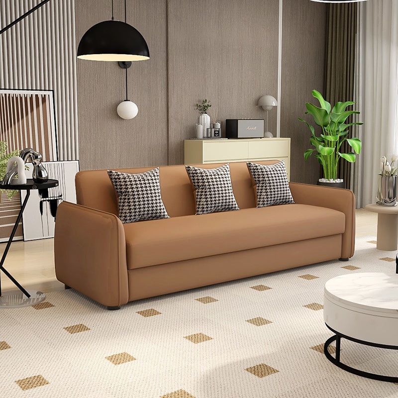 【高級感溢れる】木製 MDF集成材 ソファー 合皮 フェイクレザー 使い心地抜群 fsmy-405