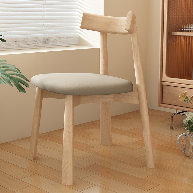 オークとPUレザーの洗練チェアセット|モダンなダイニングスタイルを演出 fjx-2659
