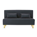 高級木製エアレザーソファー | 快適なナイロン&綿素材 qm-15