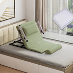 高級アルミニウム合金フレーム&綿麻仕上げベッド - 快適な睡眠をサポート foltm-1554