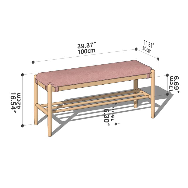 チェリー材?コットン?レッドオーク?ウォールナット製スツール - 高品質&スタイリッシュデザイン hykmq-744