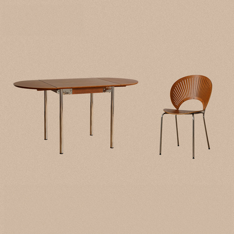 ラタンとPUレザーのスタイリッシュチェア | 多層板&ステンレス&チェリー材使用 fpmxm-2772