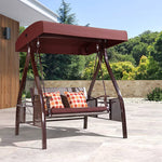 ブランコ スウィングベンチ 椅子 チェア 屋根付き シェード付き クッション付き ベンチ ガーデンファニチャー ガーデン スウィング zy-026