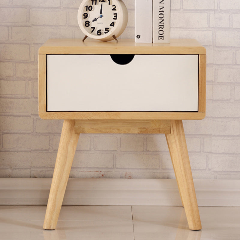 「パイン材使用の高品質ナイトテーブル - スタイリッシュで耐久性抜群!」 hglna-1456