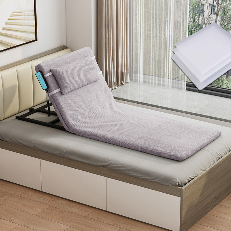 高級アルミニウム合金フレーム&綿麻仕上げベッド - 快適な睡眠をサポート foltm-1554