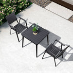 ガーデンテーブル セット 5点セット チェア おしゃれ コンパクト アウトドア バルコニー ガーデンファニチャーセット zy-034