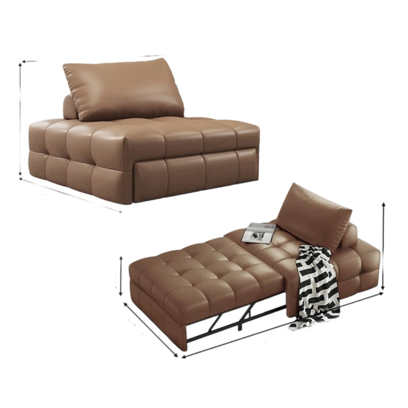 パフ風 折りたたみソファベッド 1人掛け リビング用 のびる伸縮タイプ くつろぎ系 コンパクトソファ fms-1844