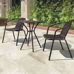 ガーデンテーブルセット チェア 5点セット おしゃれ ガラス パラソル対応 おしゃれ ガーデンチェア アウトドア zy-029