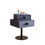 ナイトテーブル ベージュ ダークグレー ブルー ホワイト ライトグレー オレンジ マイクロファイバーレザー yk-14-nighttable