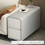 リビングサイドキャビネット可動式クリーム風スリムデザインモダンミニサイドテーブル yk-b2