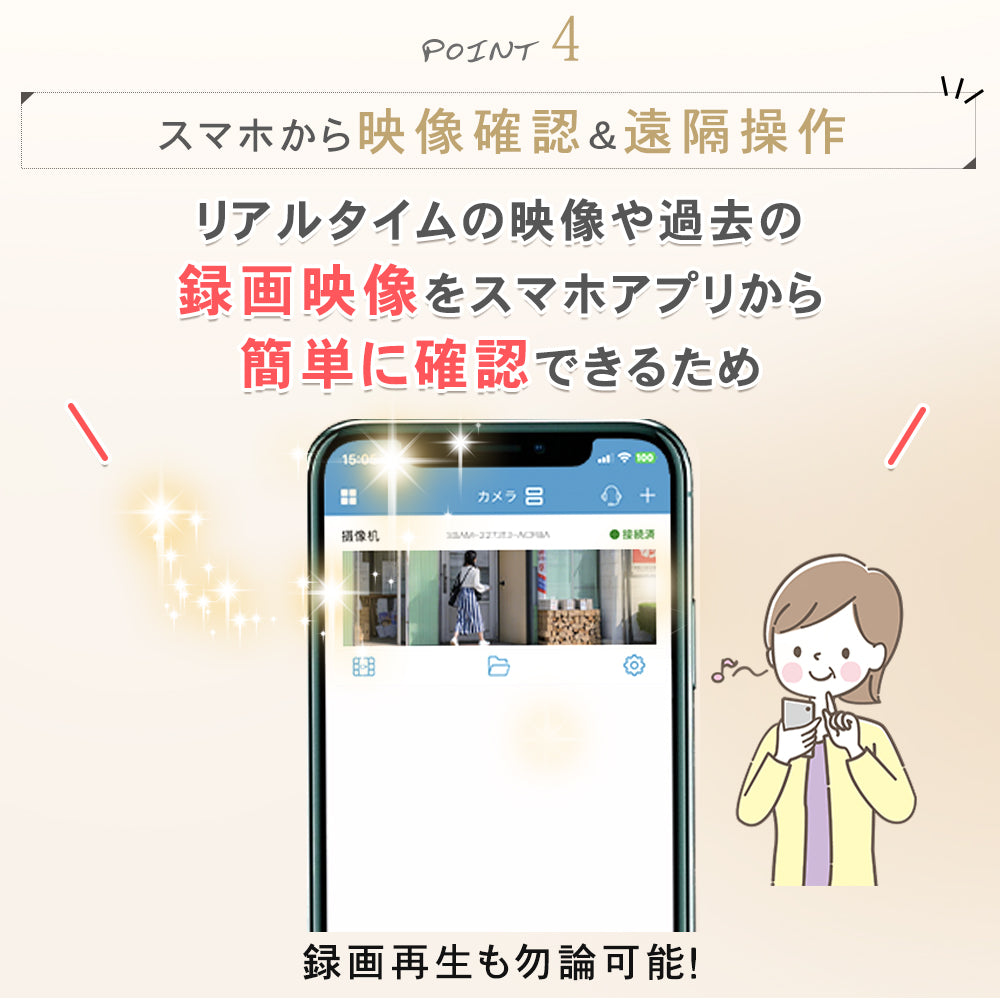 防犯カメラ 屋外 無線 wifi 300/400/500/800万画素 監視カメラ 有線 首振り SIMカード 5Ghz対応 IPカメラ 夜間カラー 録音 sdカード録画 双方向通話 wifi無し 動体検知 自動追跡 防水 スマホ 工事不要 駐車場 店舗 車上荒らし A6