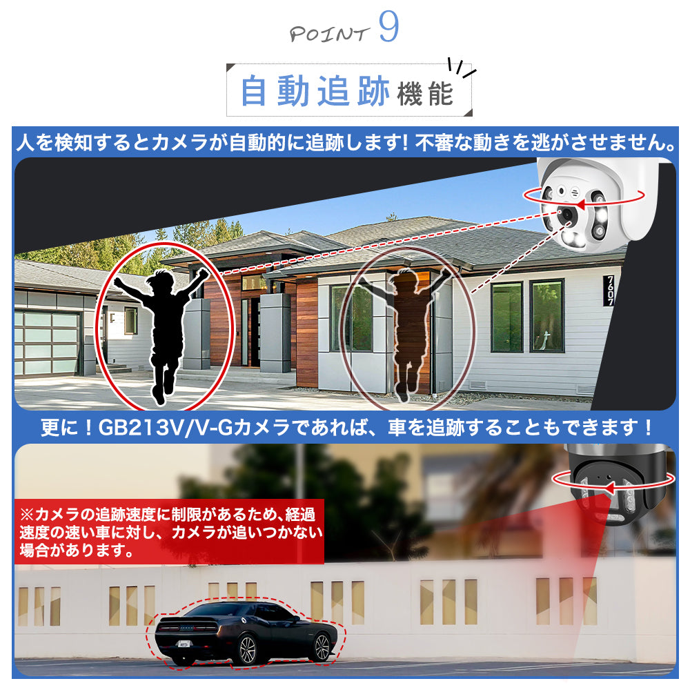 防犯カメラ 屋外 無線 wifi 300/400/500/800万画素 監視カメラ 有線 首振り SIMカード 5Ghz対応 IPカメラ 夜間カラー 録音 sdカード録画 双方向通話 wifi無し 動体検知 自動追跡 防水 スマホ 工事不要 駐車場 店舗 車上荒らし A6