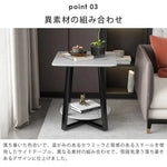 センターテーブル ホワイト グレー セラミック スチール cr-001-bj-table