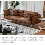 ソファー ブラウン オレンジ ベージュ グリーン グレー グレー+オレンジ ブラウン+ベージュ オレンジ+グレー 天然木 合成皮革 シリコンフィル スチール dlo-015