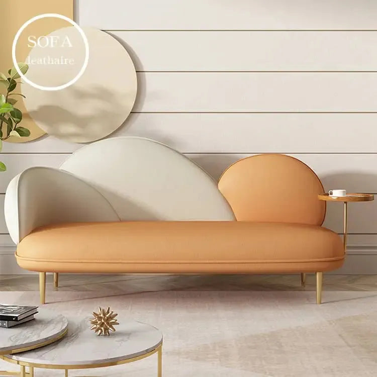 ソファー ホワイト+オレンジ ホワイト+ミントグリーン ホワイト+グレー オレンジ+ホワイト ミントグリーン+ホワイト グレー+ホワイト エアレザー スチール dlo-019-sofa