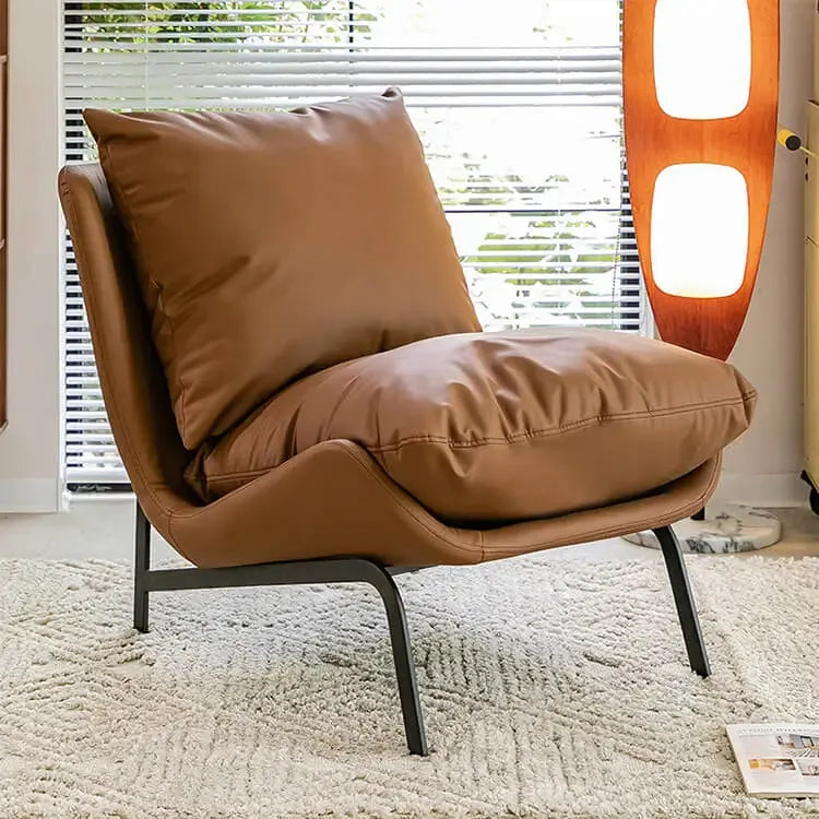 ソファー ブラウン オレンジ グレー ベージュ ブラック 合成皮革 スチール シリコンフィル 天然木 dlo-021