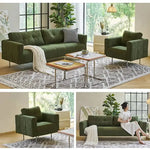 ソファー グリーン イエロー ベージュ ライトグレー ブラウン グレー コーデュロイ スチール シリコンフィル 天然木 dlo-031