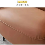 ソファー グレー オレンジ ライトブラウン ベージュ エアレザー シリコンフィル 天然木 dlo-033