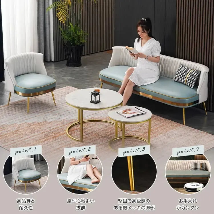 ソファー ベージュ+ミントグリーン ベージュ+オレンジ ベージュ+グレー ベージュ+イエロー オレンジ+ミントグリーン オレンジ+ベージュ オレンジ+グレー イエロー+グレー 合成皮革 スチール シリコンフィル 天然木 dlo-034