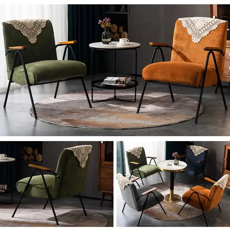 ソファー グリーン ブルー オレンジ グレー コーデュロイ スチール シリコンフィル 天然木 dlo-040