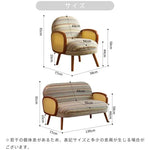 ソファー ストライブ ホワイト グリーン オレンジ グレー ブルー ファブリック 天然木 ラムフリース コーデュロイ dlo-043