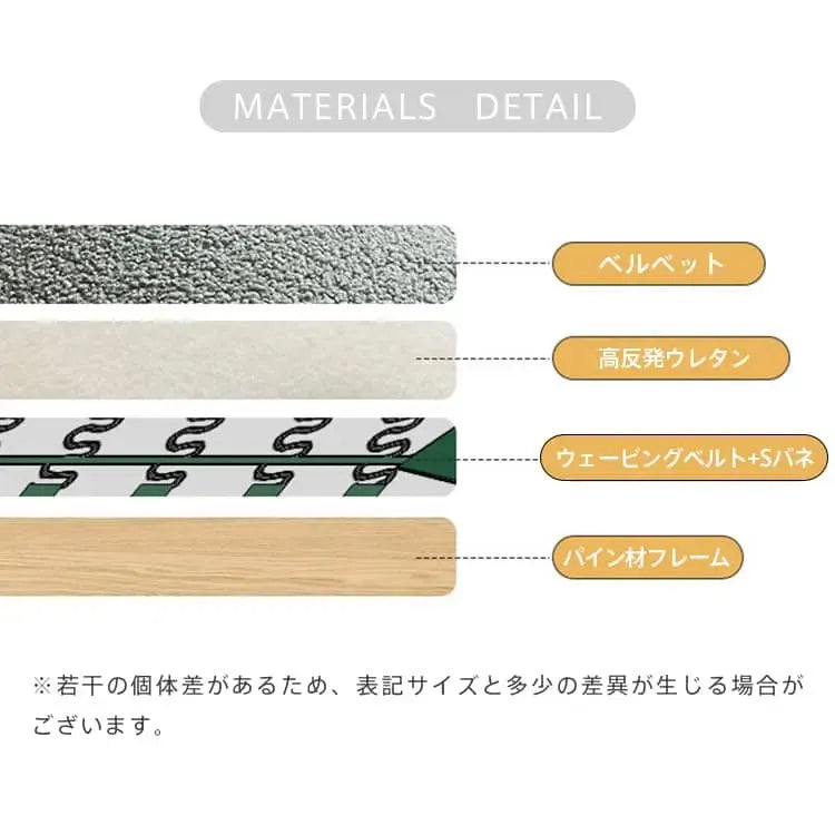 ソファー グリーン グレー ブラウン イエロー ブルー ベージュ ブラック ベルベット パイン材 Sバネ 樹脂 dlo-048-sofa