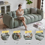 ソファー グリーン グレー ブラウン イエロー ブルー ベージュ ブラック ベルベット パイン材 Sバネ 樹脂 dlo-048-sofa