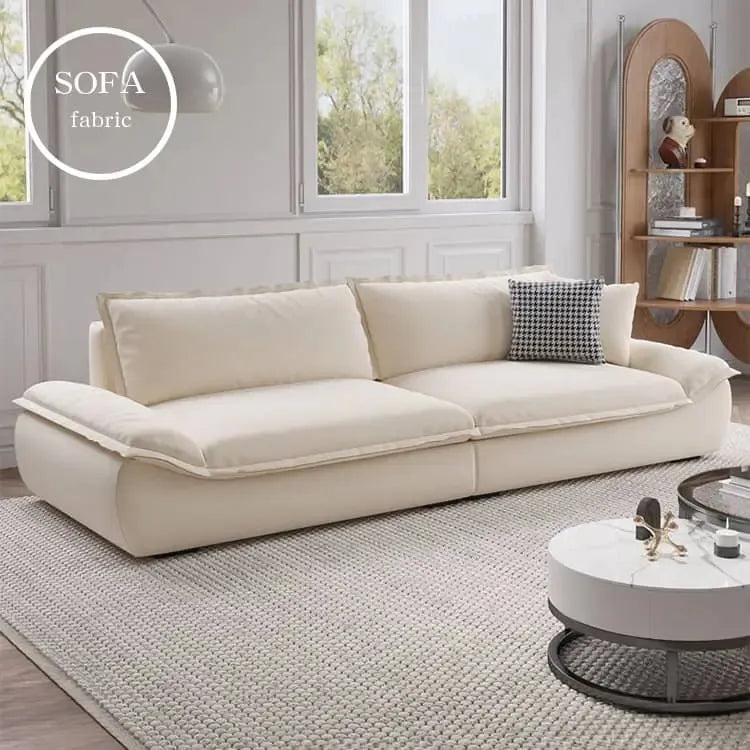 ソファー ベージュ ライトグレー オレンジ ダークグレー グリーン 天然木 ファブリック シリコンフィル dlo-061