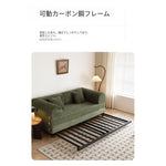 フレンチヴィンテージ風 ソファベッド 折りたたみ式 多機能ソファ コンパクト リビング 一人暮らし コーデュロイ おしゃれ dsm-0326