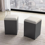 高級感たっぷり!MDF集成材とPUレザーのスタイリッシュセンターテーブル fajf-958