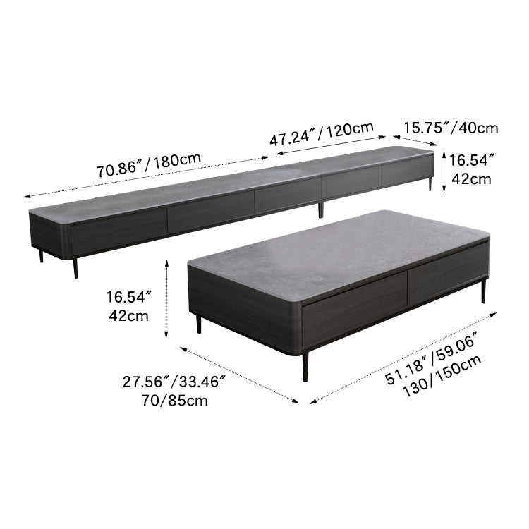 セラミック&パイン材使用 テレビ台?多層板デザイン スチール脚装備 faml-304