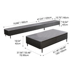 セラミック&パイン材使用 テレビ台?多層板デザイン スチール脚装備 faml-304