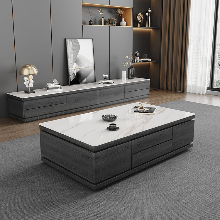 セラミックパイン材使用多層板の高級センターテーブル faml-698