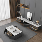 セラミックパイン材使用多層板の高級センターテーブル faml-698