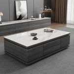 セラミックパイン材使用多層板の高級センターテーブル faml-698