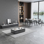 【高品質】セラミック&パイン材の多層板テレビ台|スタイリッシュで耐久性抜群 faml-699