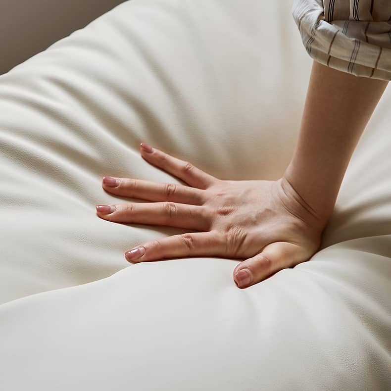 高級感快適耐久性抜群のアッシュ材ステンレスを使用したシリコンフィル合皮ソファー fbby-1378