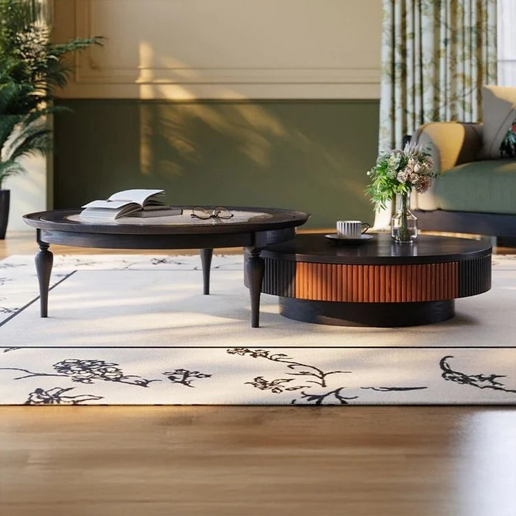 アッシュ材とガラスのセンターテーブル|スタイリッシュなリビングルームに最適なデザイン家具 fbgym-4750