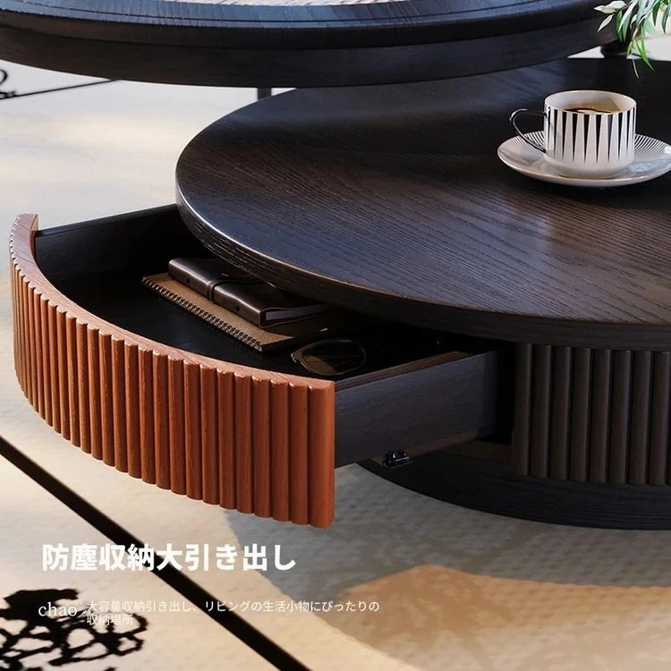 アッシュ材とガラスのセンターテーブル|スタイリッシュなリビングルームに最適なデザイン家具 fbgym-4750